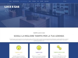 Progettazione Landing Page Tariffe Luce e Gas Aziende Eneide Energia